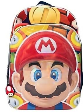 Super Mario Accessory Innovations Kids Super Mario Laptop Backpack
